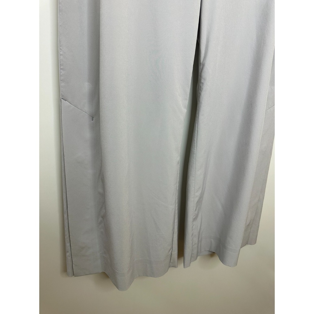 Athleta Tribeca Crop Pants Tern Grey Size 10 Travel Work Stretch Snap Ankle - Picture 4 of 16